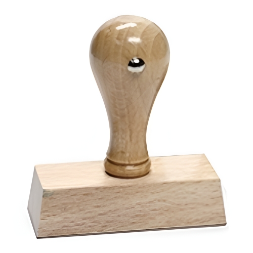 Timbro in legno - 40 mm, 8 righe