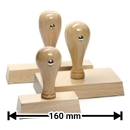 Timbro in legno fino a 160 mm