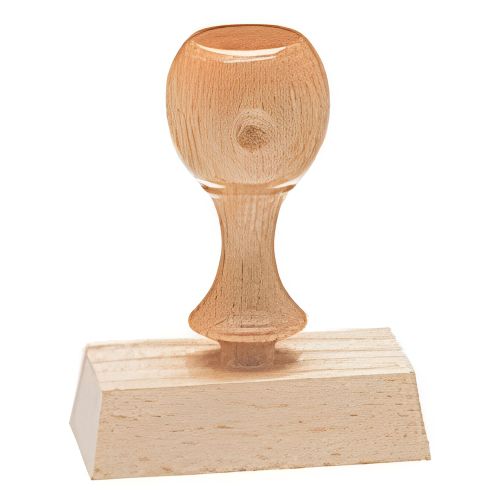 Timbro in legno - 160 mm, 8 righe